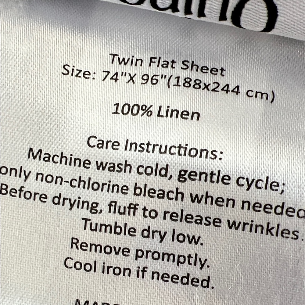 Quince Heather Gray Cotton Sheet Set - Picture 7 of 7